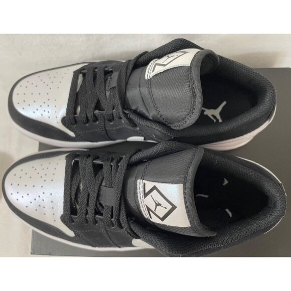 Nike Jordan 1 Low SE Diamond 2022 (DH6931-001) Black~White~Men's 7~Women's 8.5 - Picture 9 of 13